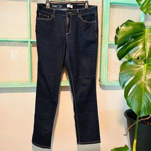 Sonoma Straight Leg Jeans Dark Wash -Size 12-